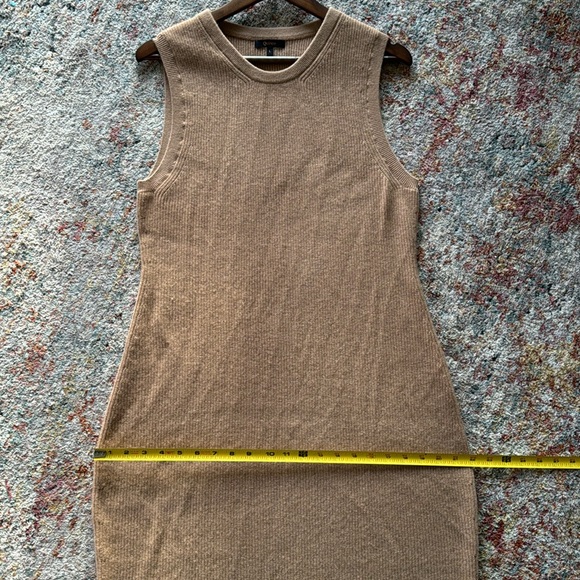 Quince NEW 100% Cashmere teak sleeveless midi dress $109 - Picture 11 of 17